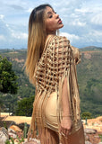 Salida falda canasta macramé R.848